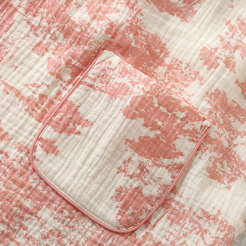 Pyjama kimono femme chic, doux et léger, idéal pour une détente respirante et agréable.