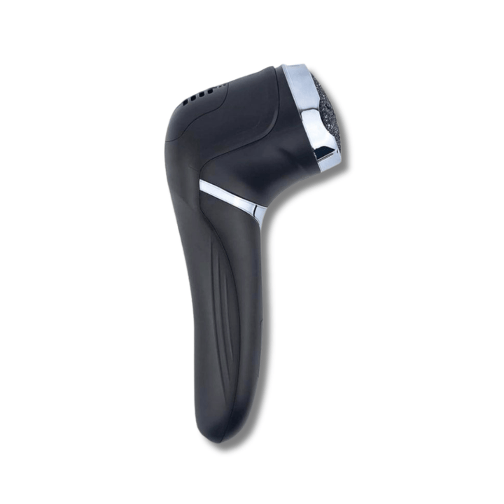 Râpe à pieds électrique blanche, rechargeable, douce pour la peau, élimine les callosités efficacement, soins pieds lisses.