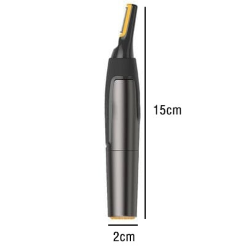 Rasoir précision sans fil, design compact, lames acier inoxydable, pour élimination poils zones difficiles, accessoires homme