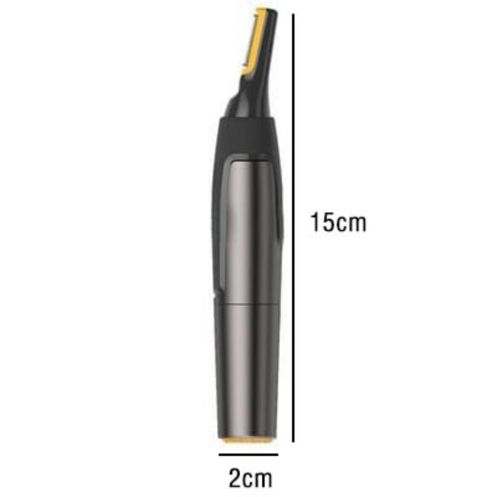Rasoir précision sans fil, design compact, lames acier inoxydable, pour élimination poils zones difficiles, accessoires homme