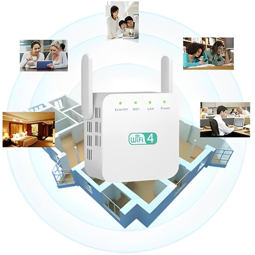 Répéteur WiFi Longue Portée Puissant pour Maison