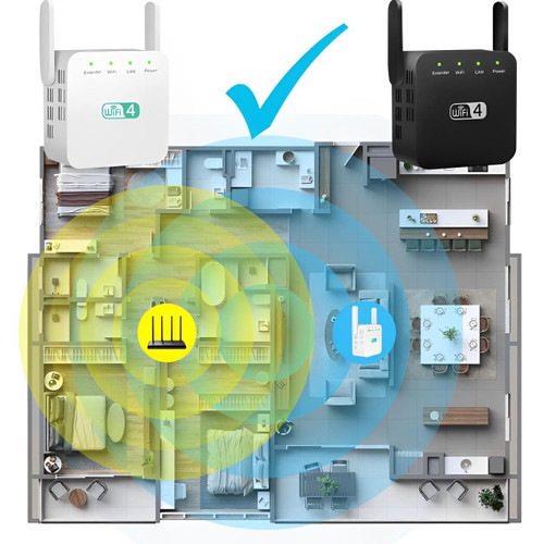 Répéteur WiFi Longue Portée Puissant pour Maison