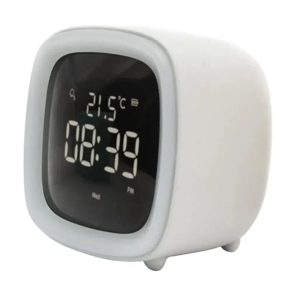 Réveil LED lapin mignon enfant, veilleuse numérique. Disponible en plusieurs styles.
