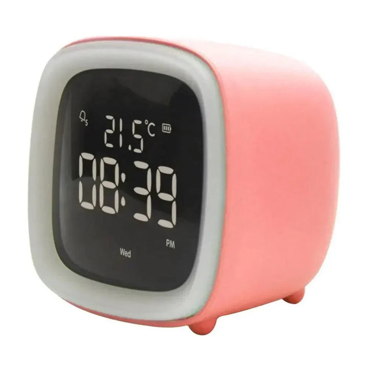 Cadeau: réveil LED numérique, veilleuse lapin portable. Idéal pour les chambres d'enfants.