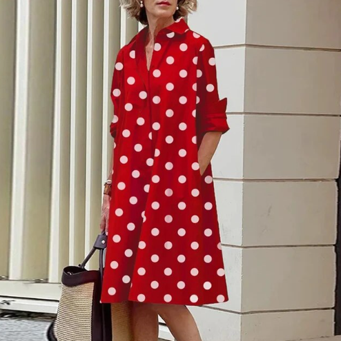 "Robe chemise unie pour femme, élégante et confortable, de couleur noire, taille S-2XL, adaptée à toutes occasions."