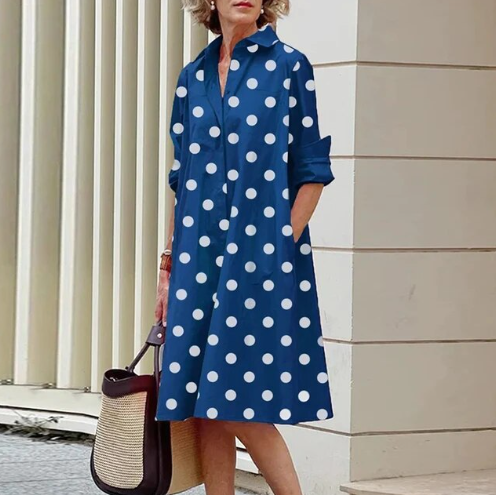"Robe chemise unie pour femme, élégante et confortable, de couleur noire, taille S-2XL, adaptée à toutes occasions."