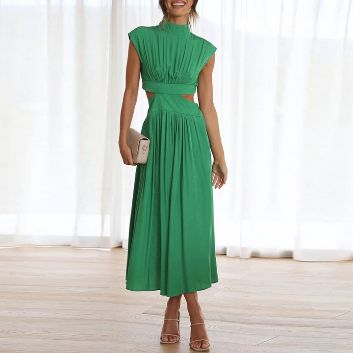 Robe cocktail femme douce, extensible et élégante. Confort et style pour tenue semi-formelle.