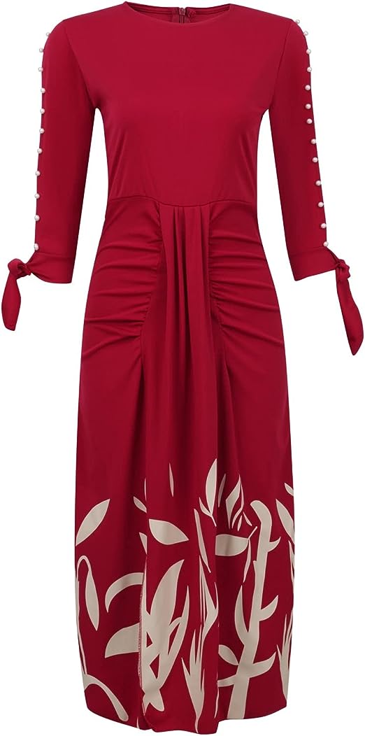 Mode féminine: robe florale polyvalente, élégance et confort pour vos événements spéciaux.