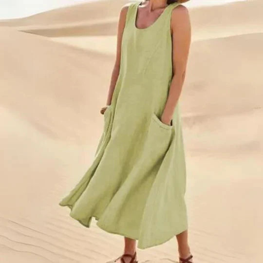 Robe décontractée oversize pour femmes, polyvalente et chic. Idéale pour les journées d'été.