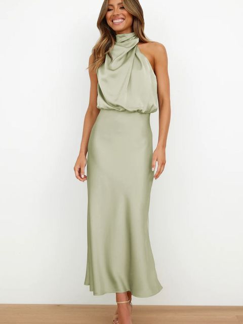 Robe de fête femme, style Thérèse, alliant élégance et tendance. Robe de soirée chic pour un look parfait.