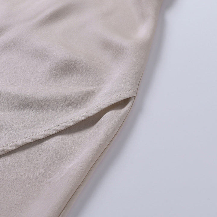 Vêtement de soirée pour femme, robe longue chic avec décolleté croisé et fente