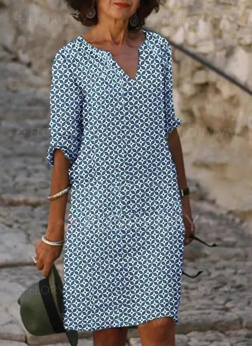 Robe d'été aérée, décontractée, tissu léger, couleurs variées, design fluide, idéale pour sorties estivales et journées chaud