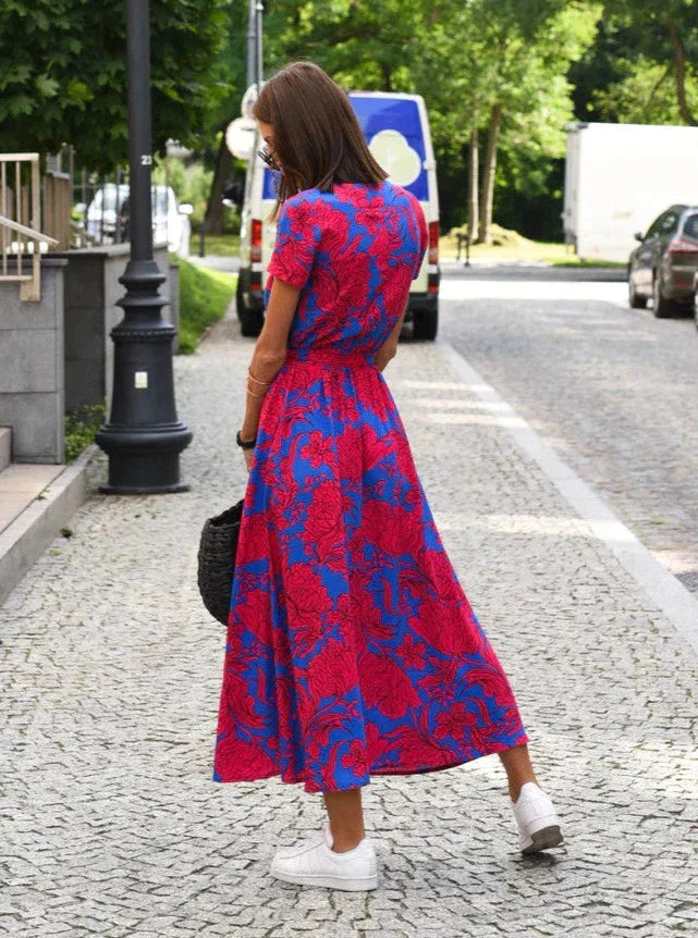 Robe d'été fluide, coupe élégante et féminine. Confort absolu, idéale été.