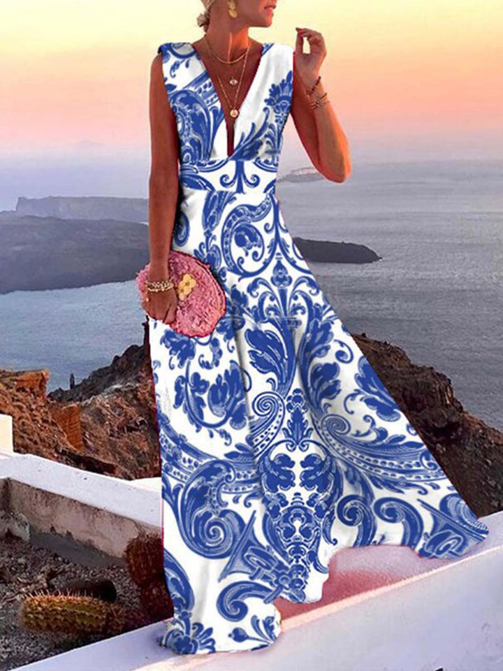 Robe d'été fluide et chic. Coupe élégante, tissu léger et aéré. Idéale pour l'été.