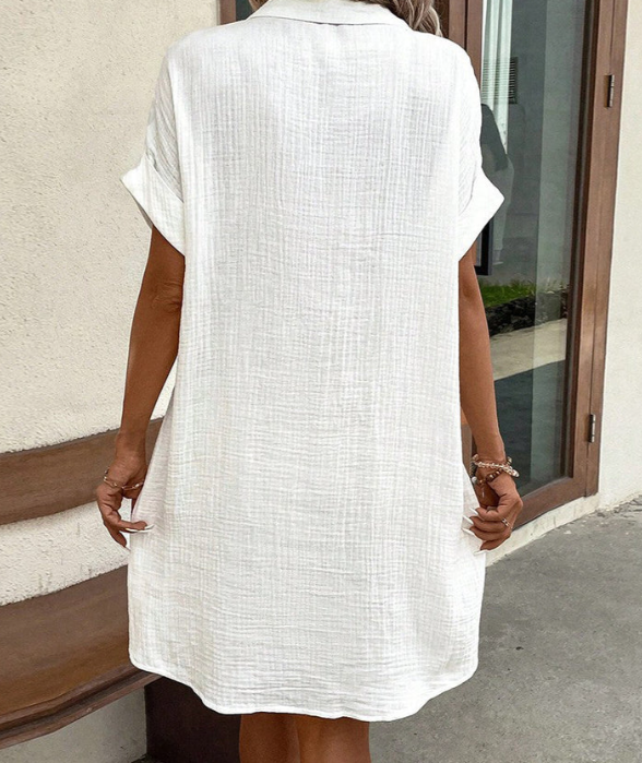 Robe d'été Prsicilia élégante, coupe ample, tissu léger, bretelles réglables, encolure en V pour style estival féminin.