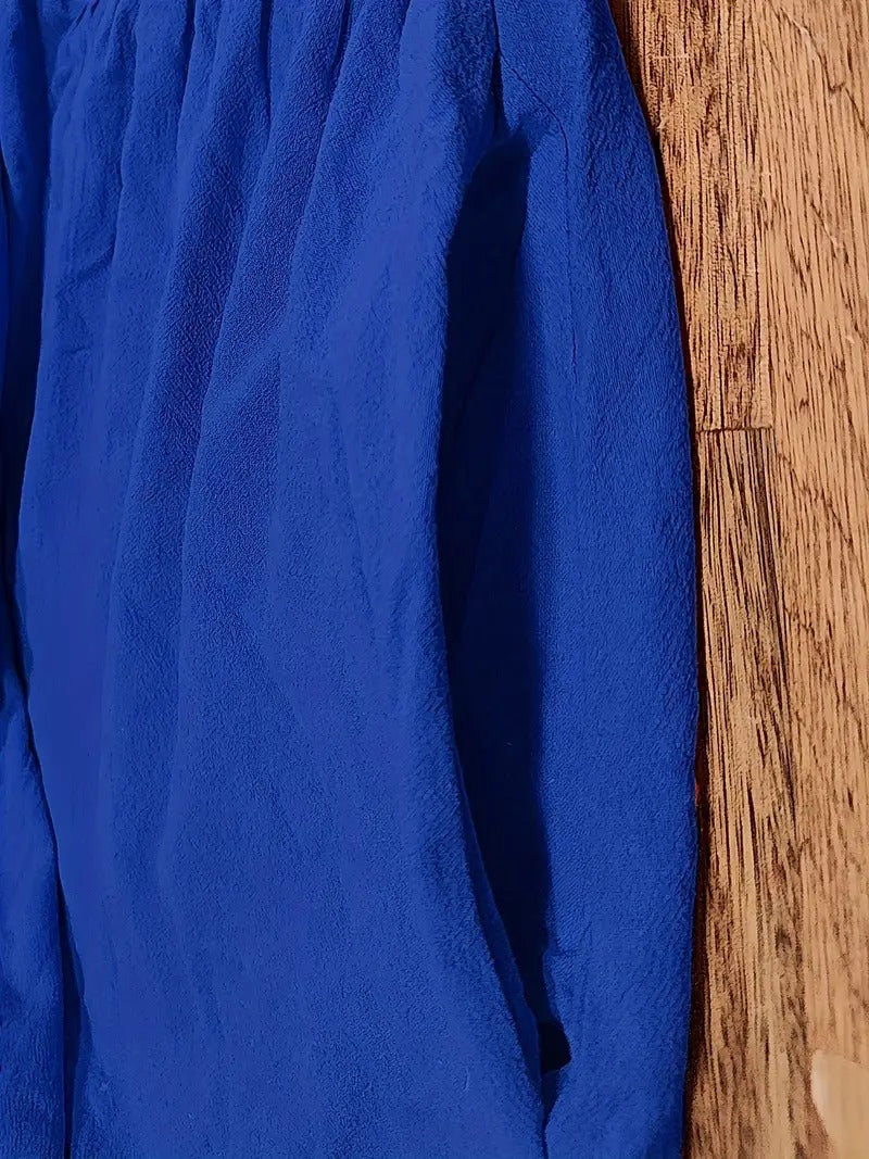Robe lin élégante, poches, coupe flatteuse.  Parfait pour l'été.  Confortable et polyvalente.