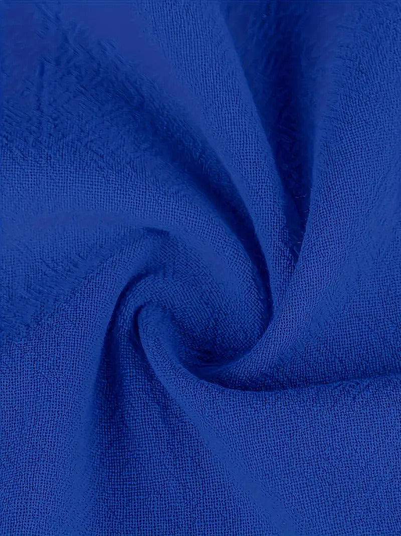 Robe lin élégante, poches, coupe flatteuse.  Parfait pour l'été.  Confortable et polyvalente.