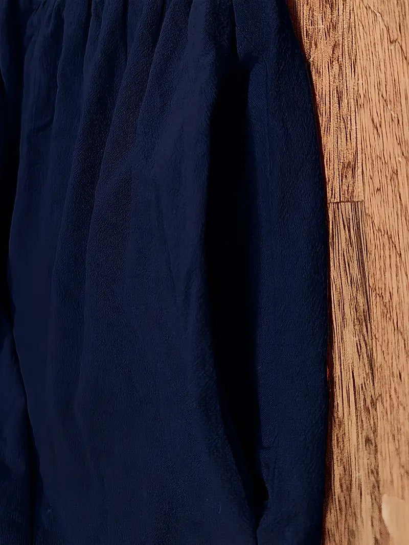 Robe lin élégante, poches, coupe flatteuse.  Parfait pour l'été.  Confortable et polyvalente.