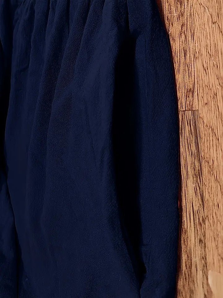 Robe lin élégante, poches, coupe flatteuse.  Parfait pour l'été.  Confortable et polyvalente.