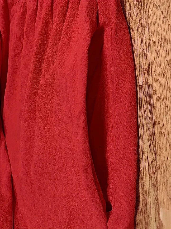 Robe lin élégante, poches, coupe flatteuse.  Parfait pour l'été.  Confortable et polyvalente.
