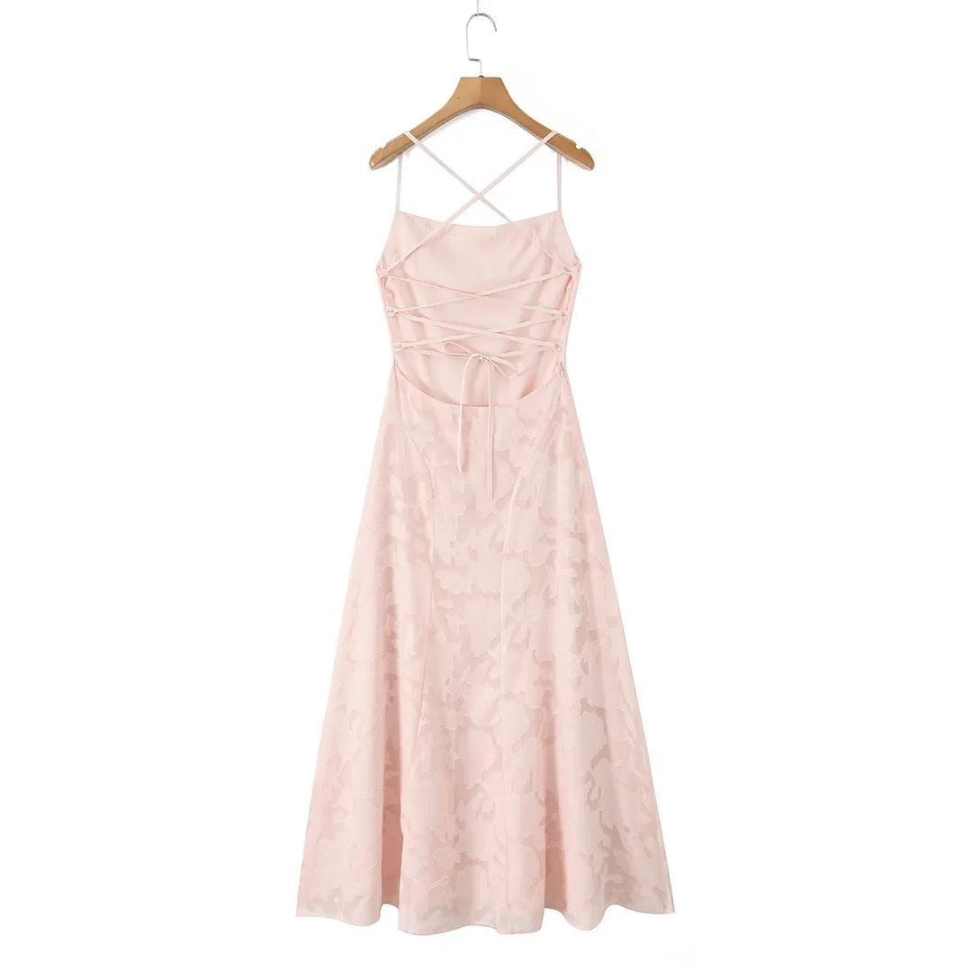 Robe de soirée femme à motif floral, coupe longue et élégante, idéale pour fêtes et cérémonies.