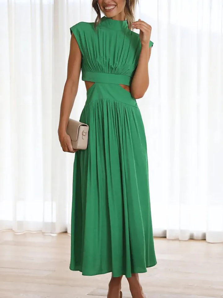 Robe maxi élégante pour femme, parfaite pour soirées et cérémonies. Tissu fluide, coupe longue et chic.