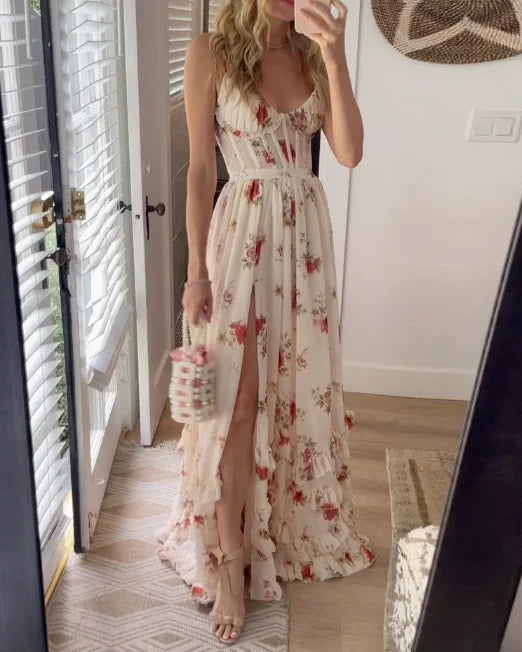 "Robe midi drapée élégante, jupe fluide, encolure drapée, silhouette flatteuse, idéale pour événements et sorties décontracté