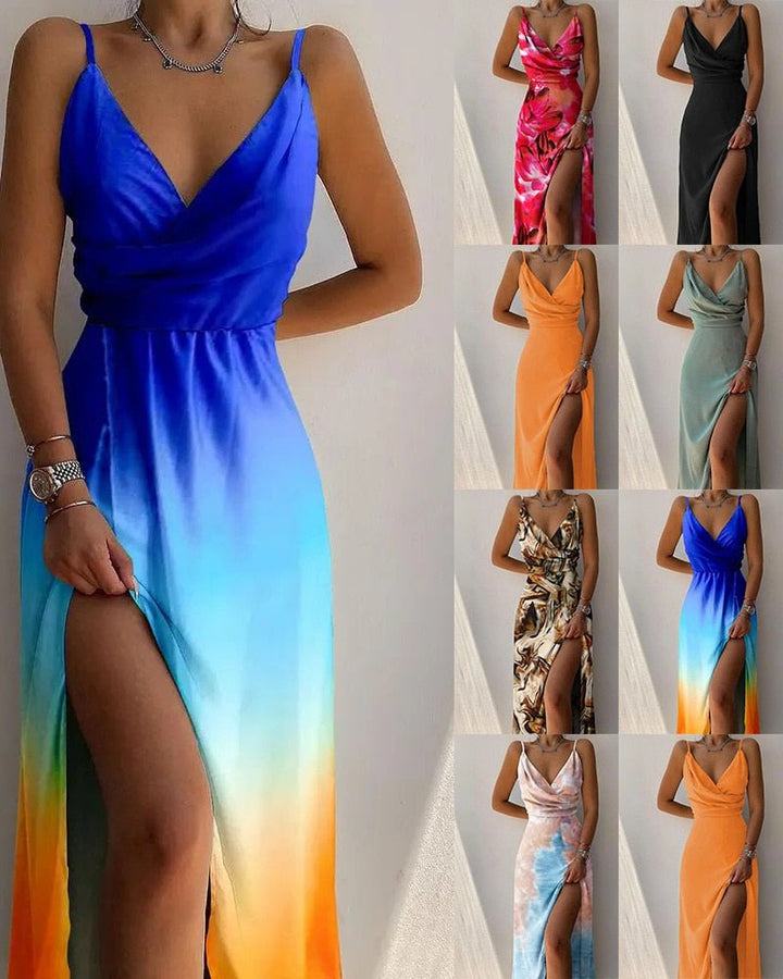 "Robe midi femme élégante en tissu luxueux, mi-longue, silhouette flatteuse, chic et polyvalente pour toute occasion."