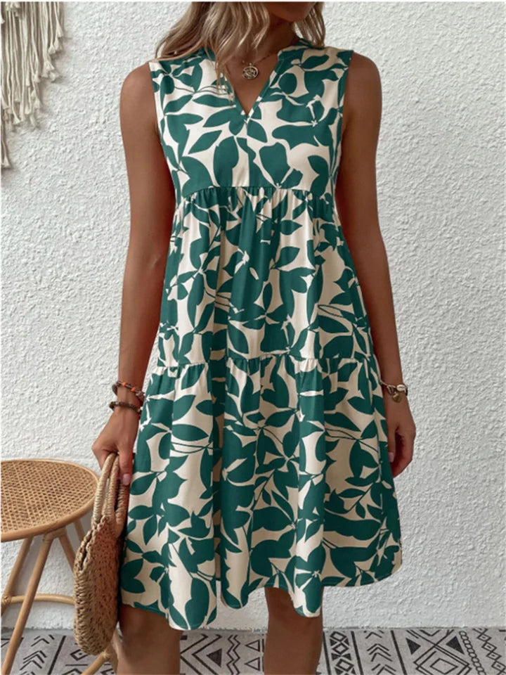"Robe mini épaules dénudées estivale pour femme, style chic et décontracté, idéale pour l'été."