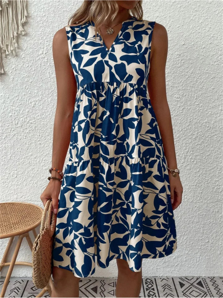 "Robe mini épaules dénudées estivale pour femme, style chic et décontracté, idéale pour l'été."