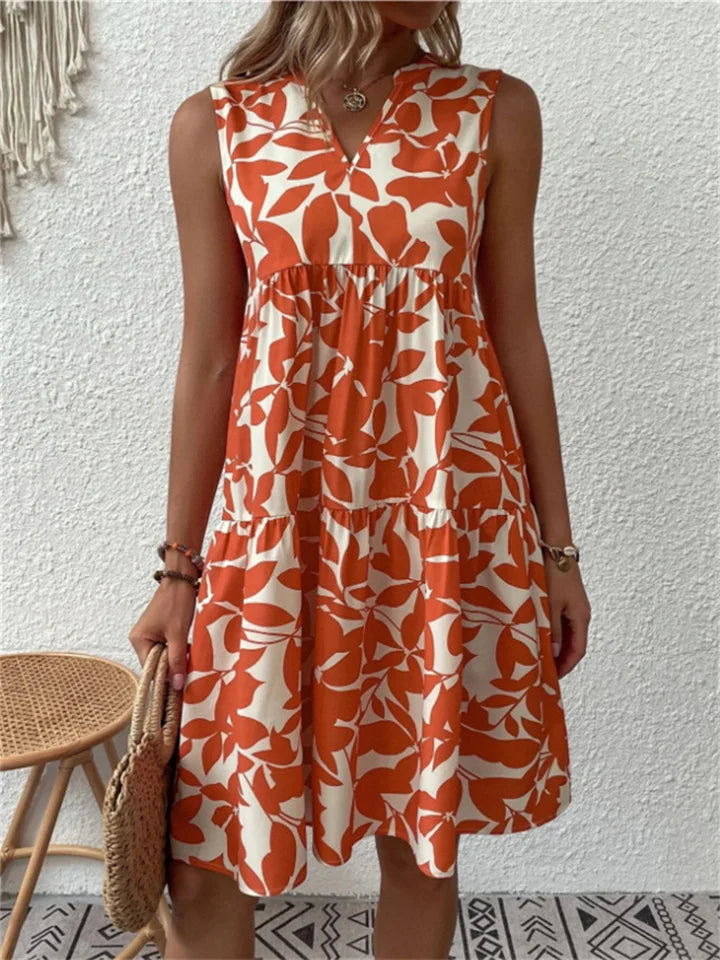 "Robe mini épaules dénudées estivale pour femme, style chic et décontracté, idéale pour l'été."