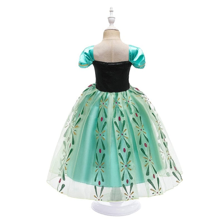 Robe princesse Anna, Reine des Neiges, enfant. Costume carnaval.