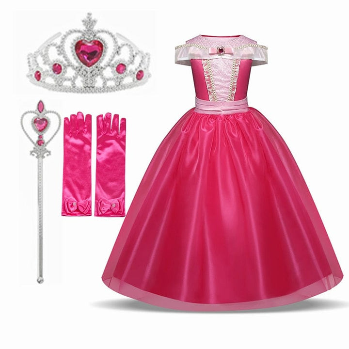Robe princesse enfant, carnaval, anniv. 4-10 ans.  Costume féérique, confortable.