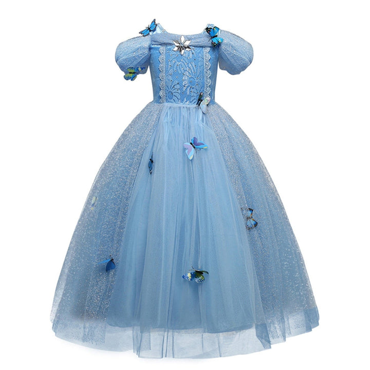 Robe princesse enfant, carnaval, anniv. 4-10 ans.  Costume féérique, confortable.
