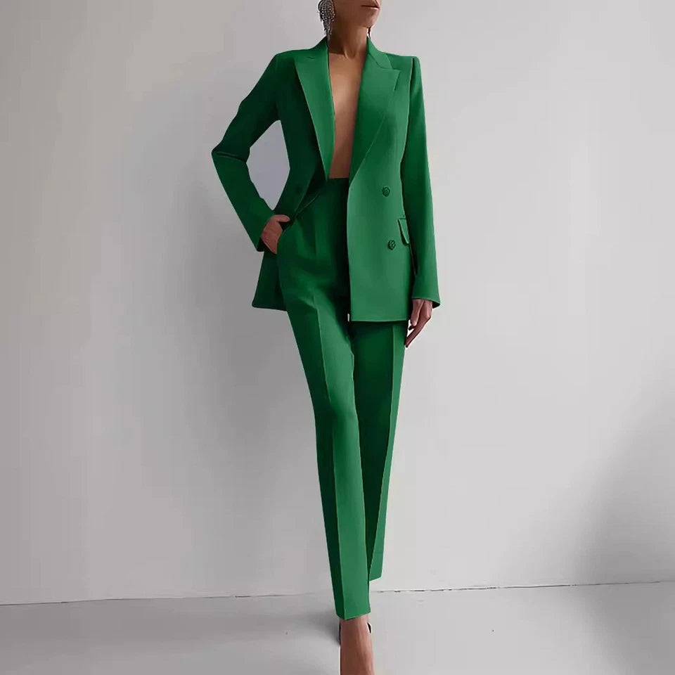 Conjunto elegante para mujeres - Blazer y Pantalón Slim