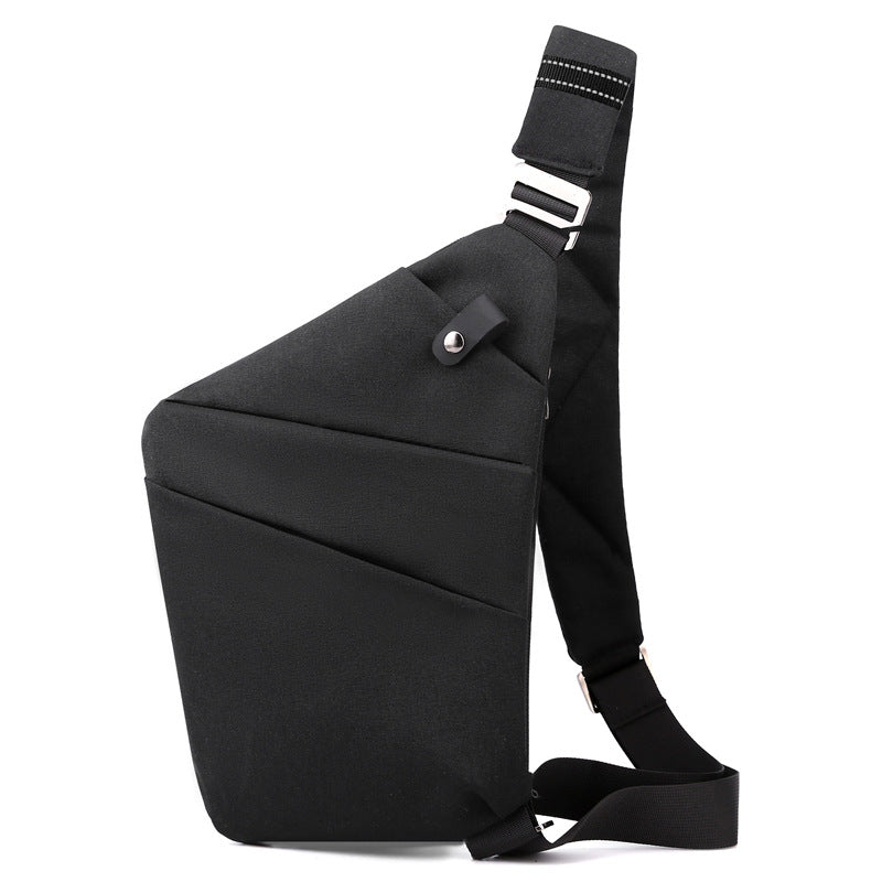 "Sac à bandoulière femme antivol, élégant, en tissu hydrofuge, design ergonomique, poches cachées, sécurité optimale."