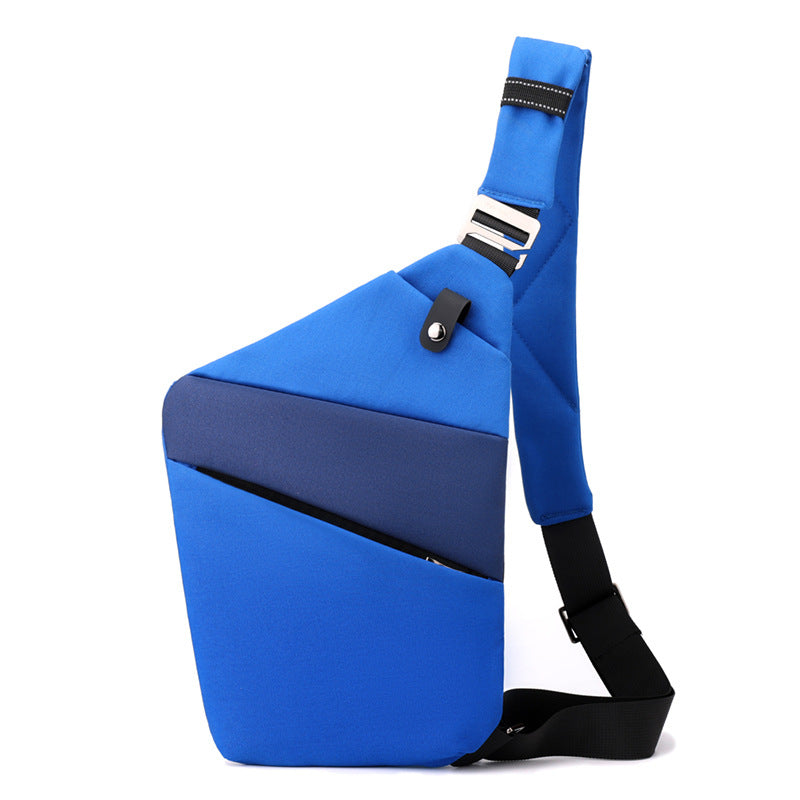 "Sac à bandoulière femme antivol, élégant, en tissu hydrofuge, design ergonomique, poches cachées, sécurité optimale."