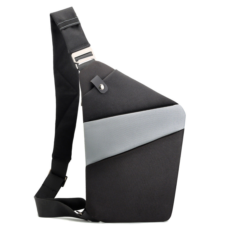 "Sac à bandoulière femme antivol, élégant, en tissu hydrofuge, design ergonomique, poches cachées, sécurité optimale."