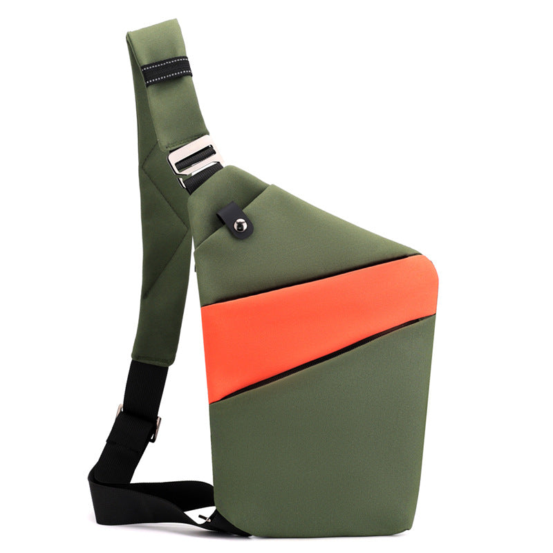 "Sac à bandoulière femme antivol, élégant, en tissu hydrofuge, design ergonomique, poches cachées, sécurité optimale."