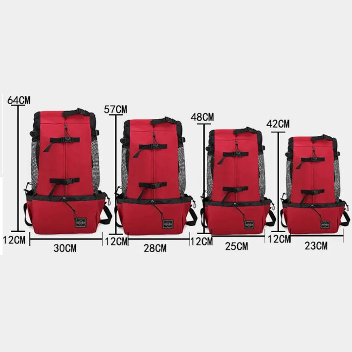 Sac à dos confortable pour chien, transport animal sécurisé. Design ergonomique, matériaux respirants.