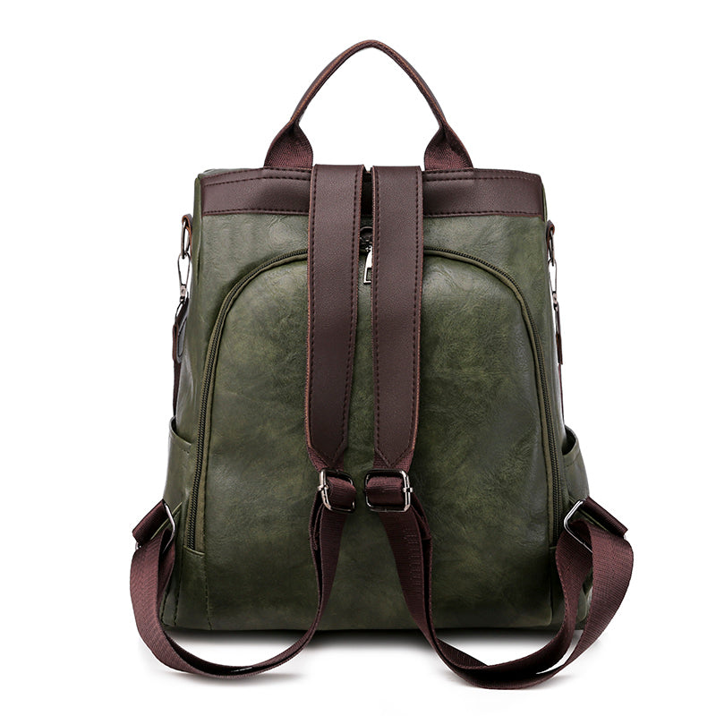 Sac à dos convertible en simili cuir, chic et pratique.  Design élégant, polyvalent, bretelles réglables.