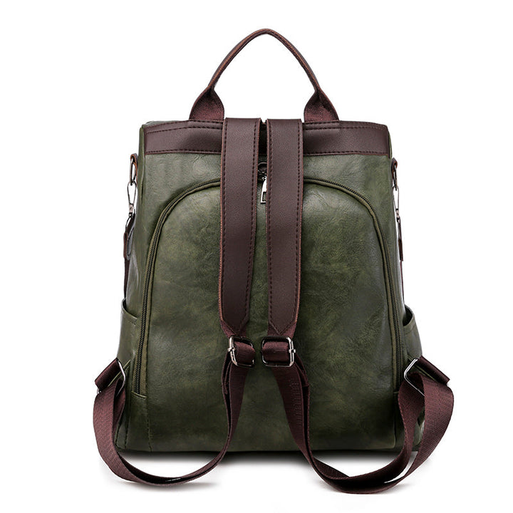 Sac à dos convertible en simili cuir, chic et pratique.  Design élégant, polyvalent, bretelles réglables.