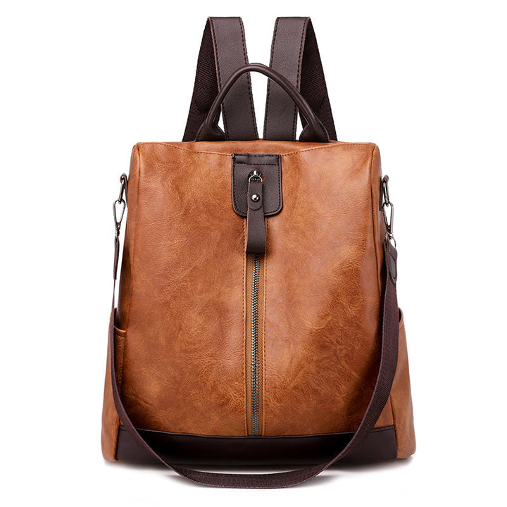 Sac à dos convertible en simili cuir, chic et pratique.  Design élégant, polyvalent, bretelles réglables.