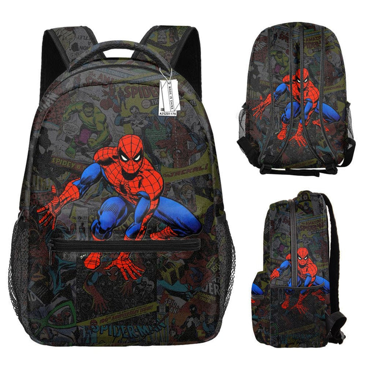 Sac à dos enfant, motifs Spiderman, super-héros, rentrée scolaire.