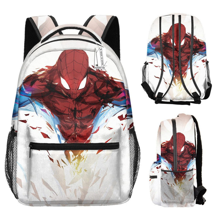 Sac à dos enfant, motifs Spiderman, super-héros, rentrée scolaire.