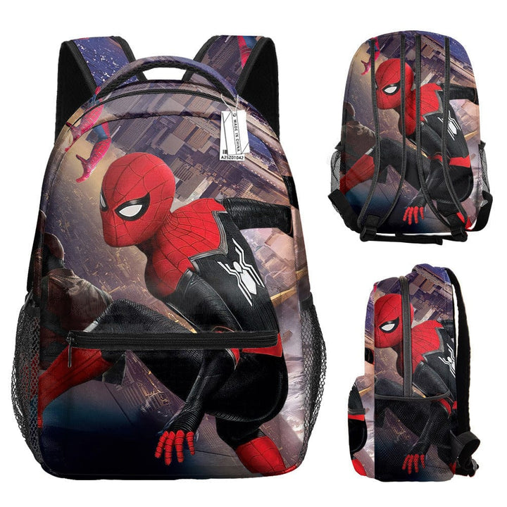Sac à dos enfant, motifs Spiderman, super-héros, rentrée scolaire.
