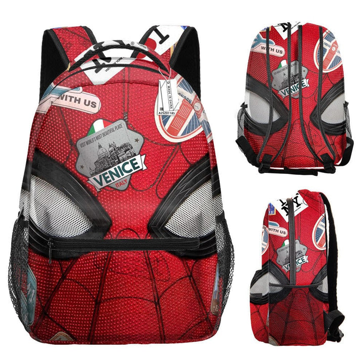 Sac à dos enfant, motifs Spiderman, super-héros, rentrée scolaire.