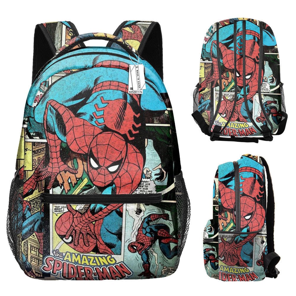 Sac à dos enfant, motifs Spiderman, super-héros, rentrée scolaire.