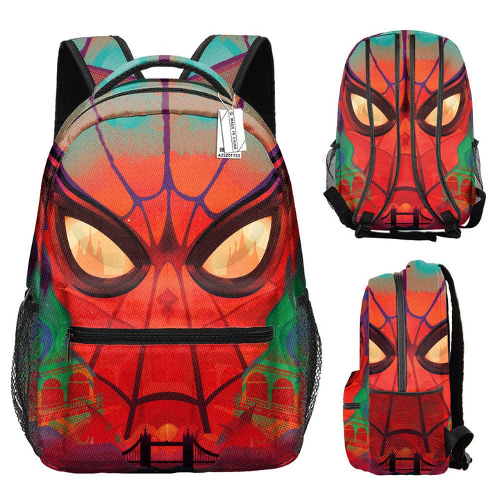Sac à dos enfant, motifs Spiderman, super-héros, rentrée scolaire.
