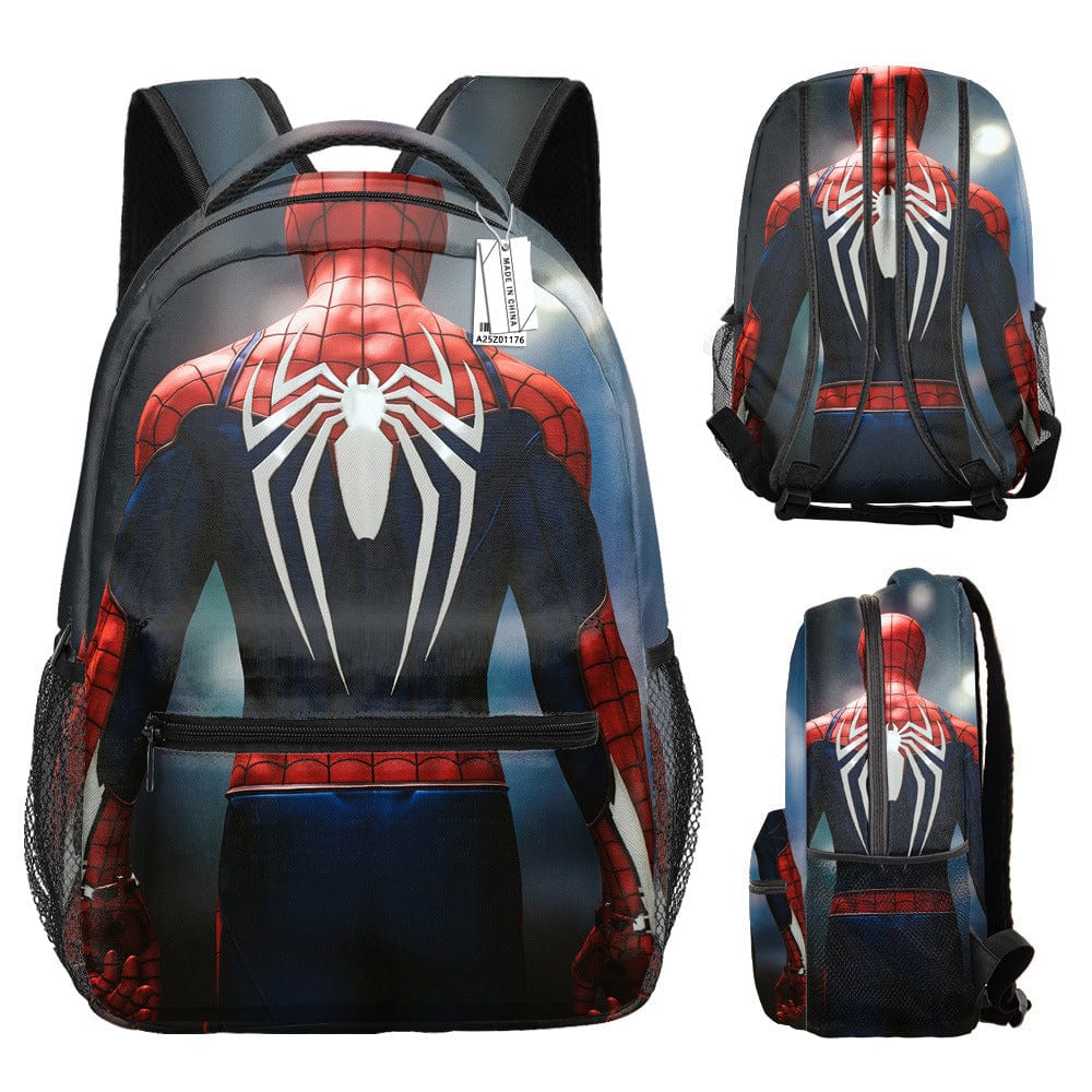 Sac à dos enfant, motifs Spiderman, super-héros, rentrée scolaire.